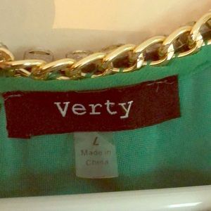 Green boutique large formal dress. Worn once.